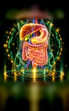 Animated Abdominal Imaging hologram poster