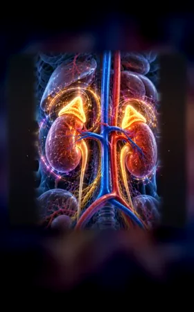 Animated Adrenal Glands hologram poster