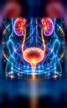 Animated Urinary Bladder hologram poster