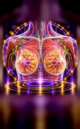 Animated Breast Imaging hologram poster