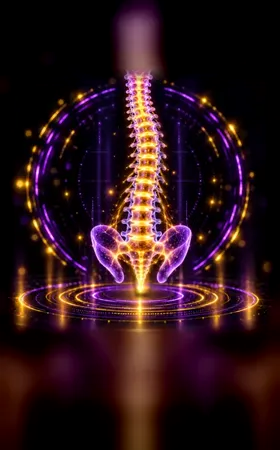 Animated Spine Imaging hologram poster